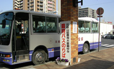 JR堅田駅より無料送迎バスを毎日運行