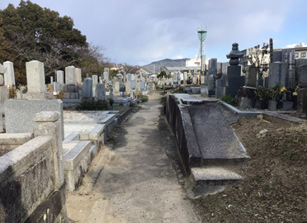 墓苑の様子1