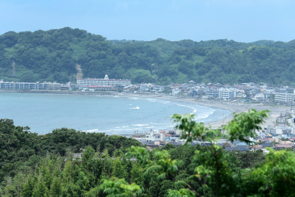 特別地区からの景色。天気の良い日は霊峰富士が現れる絶景を楽しむことができます。