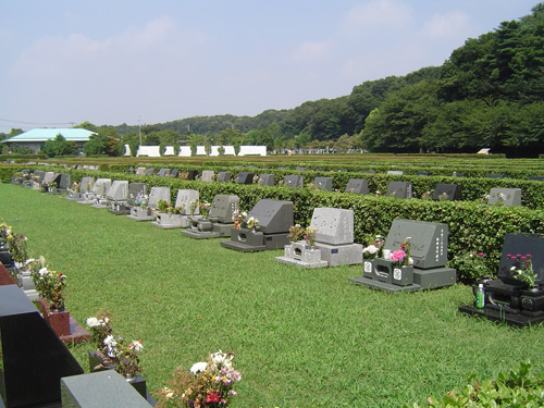 墓域 - 豊かな緑に囲まれた開放感のある雰囲気の霊園内